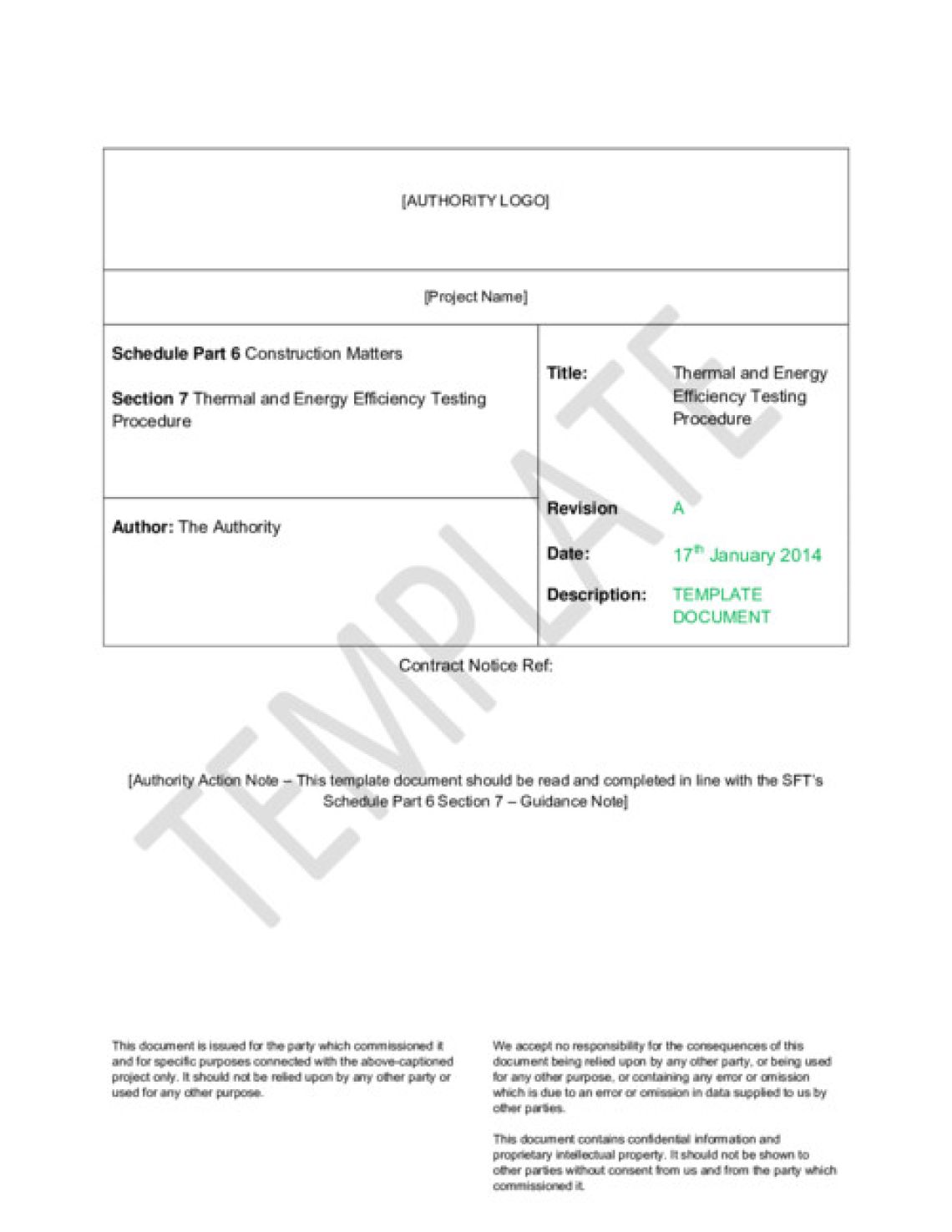 Schedule Part 6 Section 7 cover